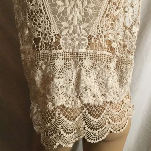 Lrg Garage lacy top/ swimsuit coverup - Picture 7 of 9
